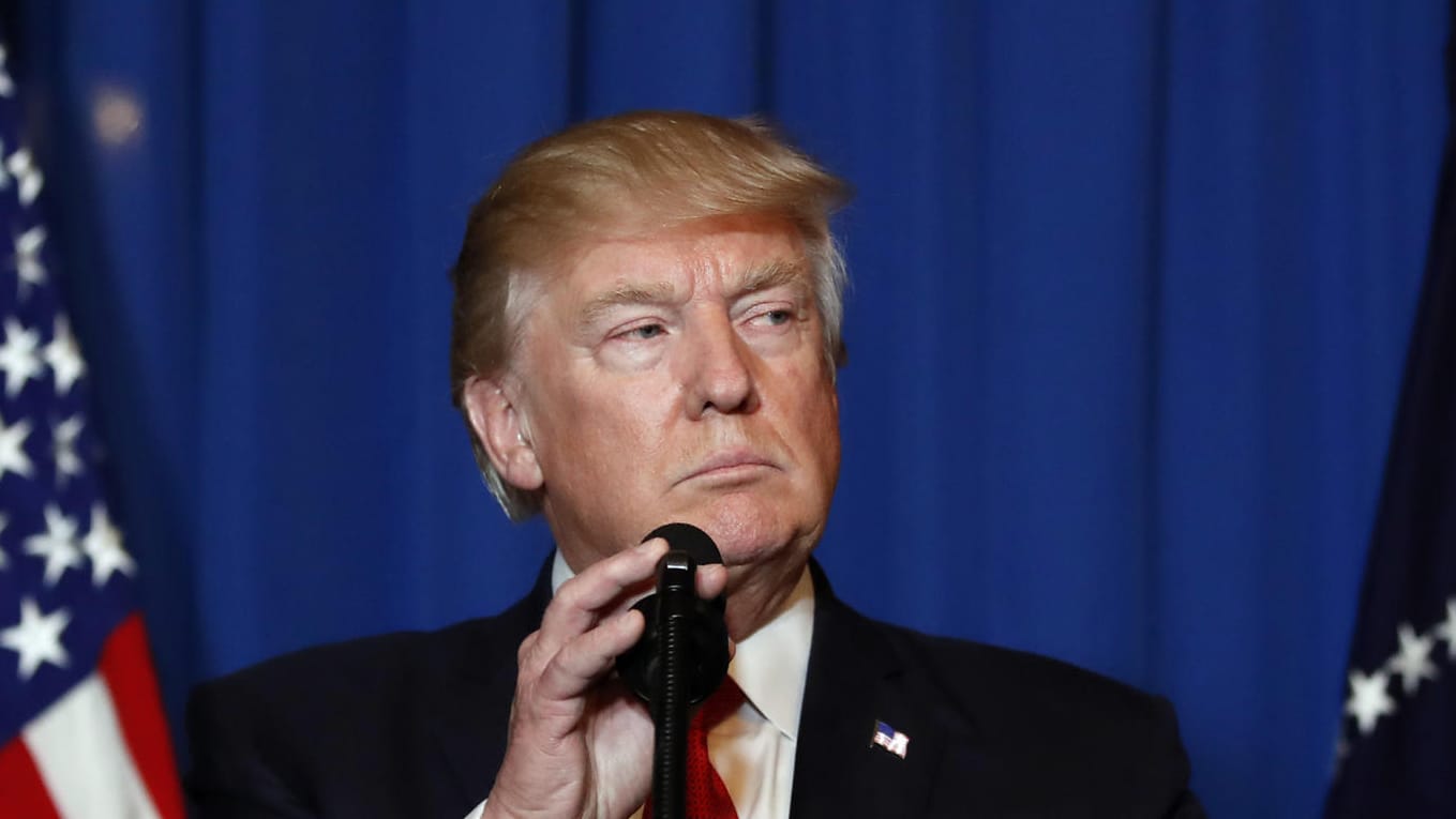 Donald Trump äußert sich zum US-Angriff in Syrien.