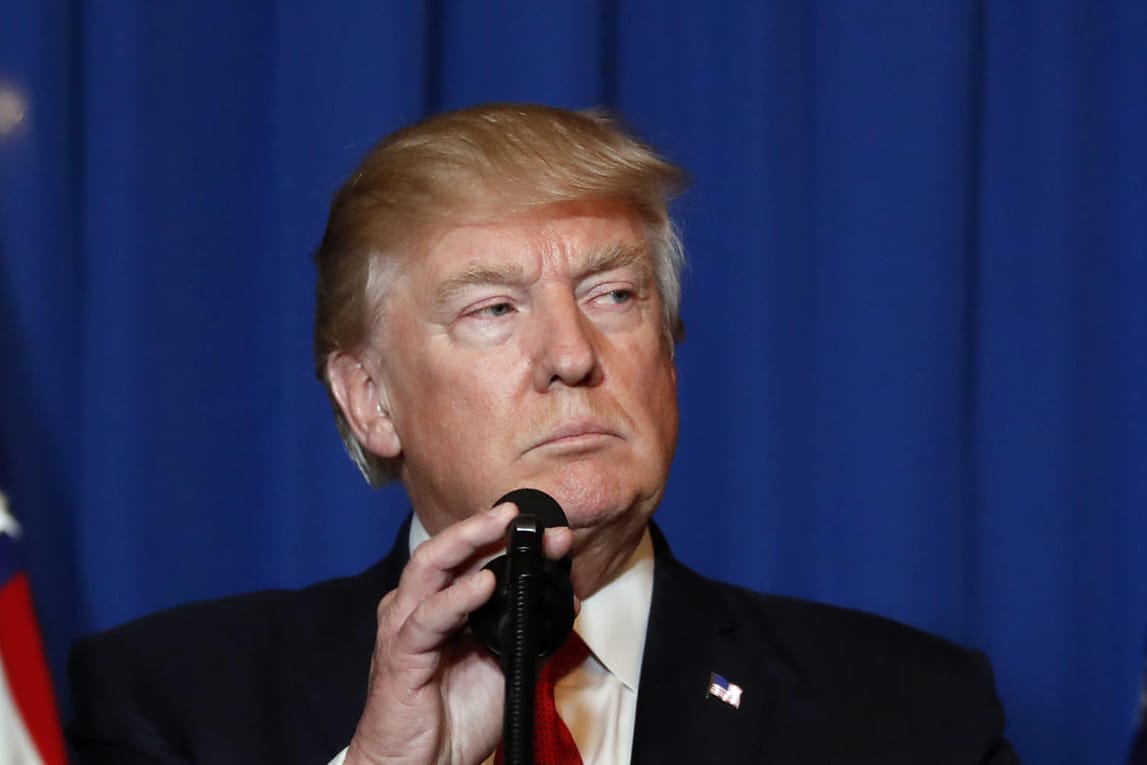 Donald Trump äußert sich zum US-Angriff in Syrien.