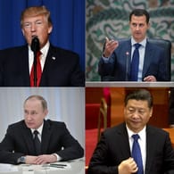 Verschiedene Staats- und Regierungschefs reagierten auf den US-Luftangriff in Syrien.