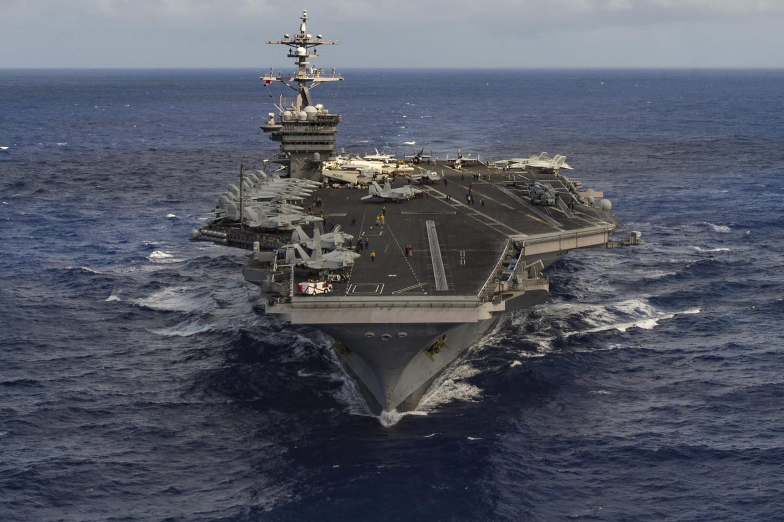 Der Flugzeugträger USS Carl Vinson ist auf dem Weg in Richtung Nordkorea.