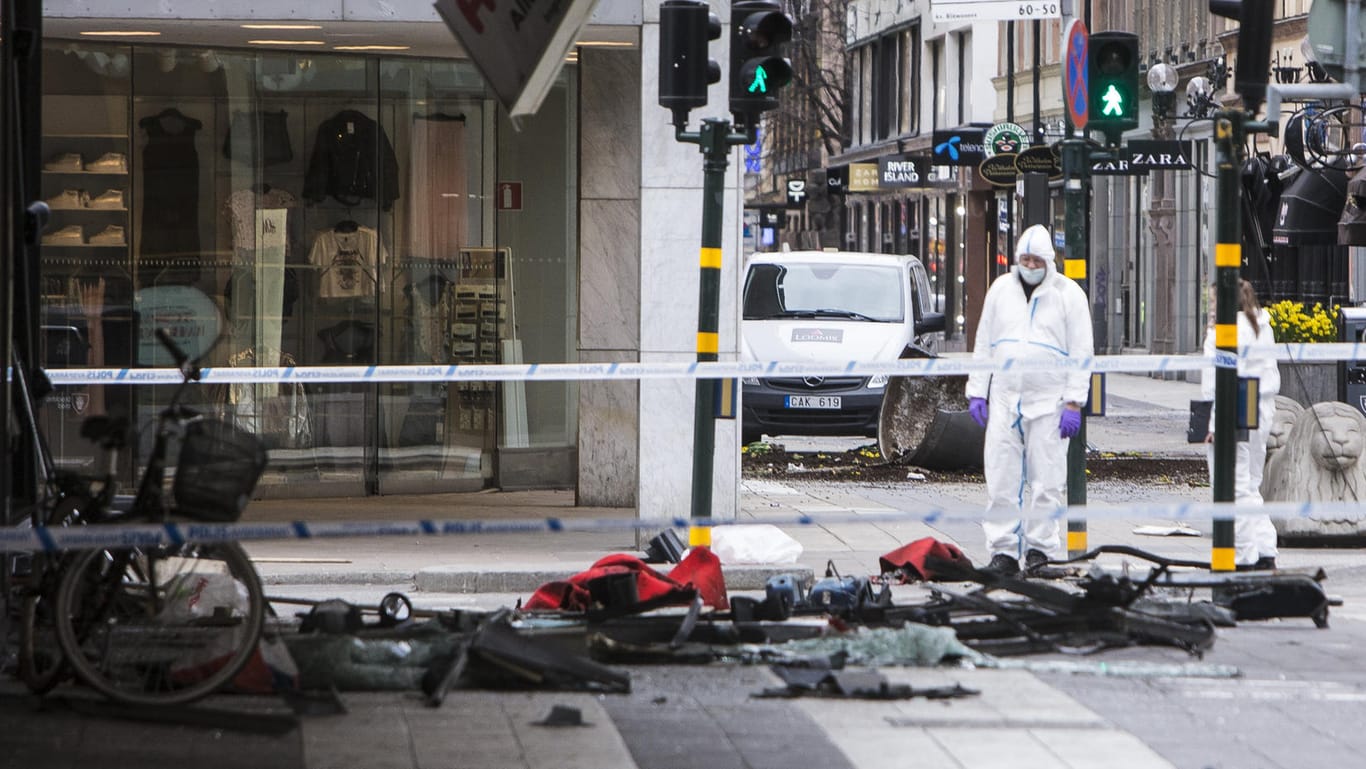 Nach dem Anschlag in Stockholm