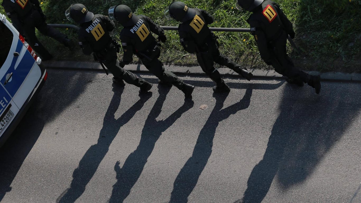 Bundespolizisten im Einsatz (Symbolbild).
