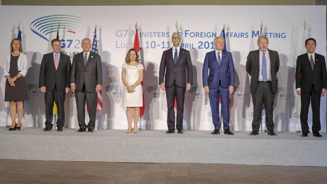 Die Außenminister der G7-Staaten wollen Syriens Präsident Baschar al-Assad loswerden.