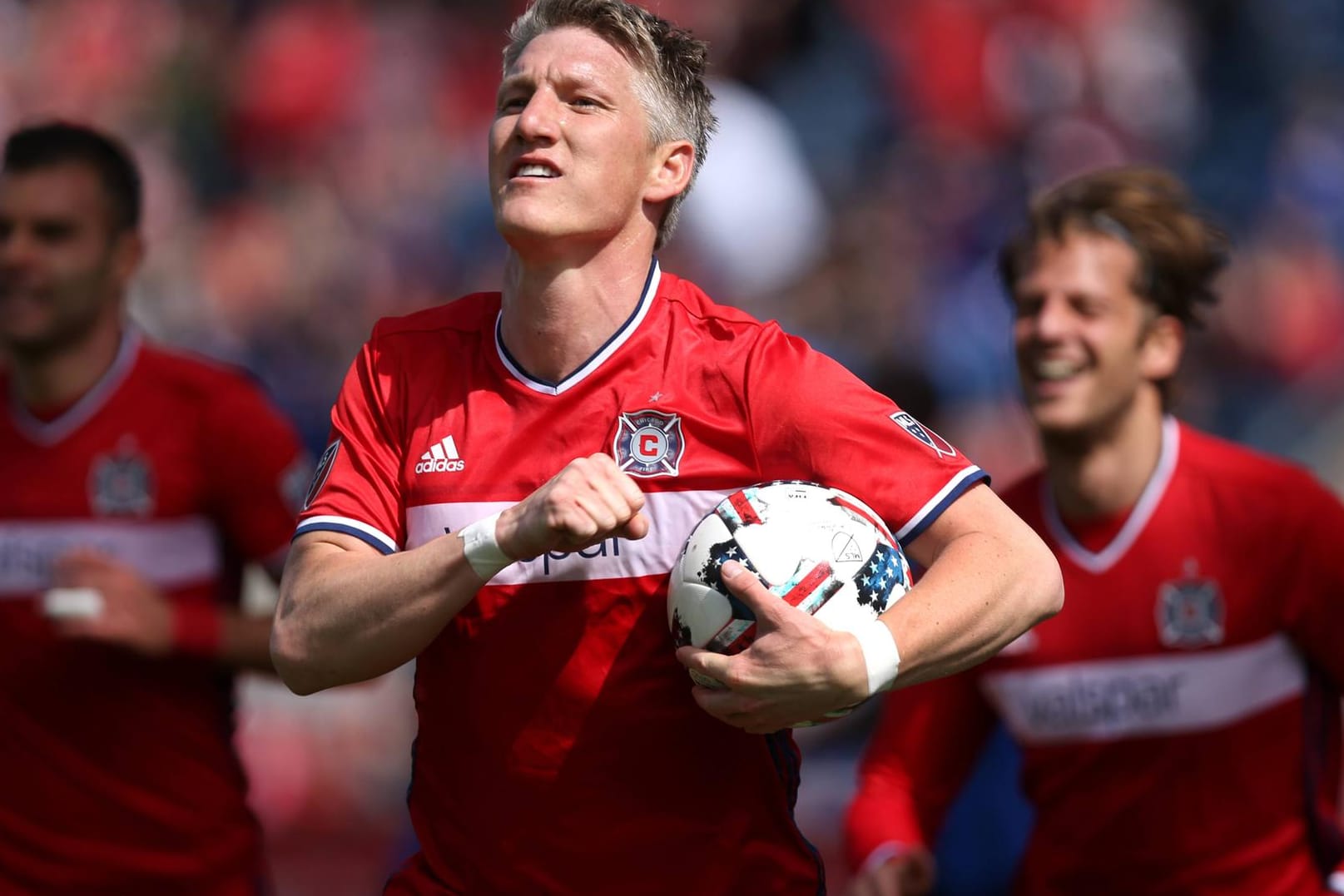 Sweet Home Chicago: Bastian Schweinsteiger trägt seit Ende März das Trikot von Chicago Fire.