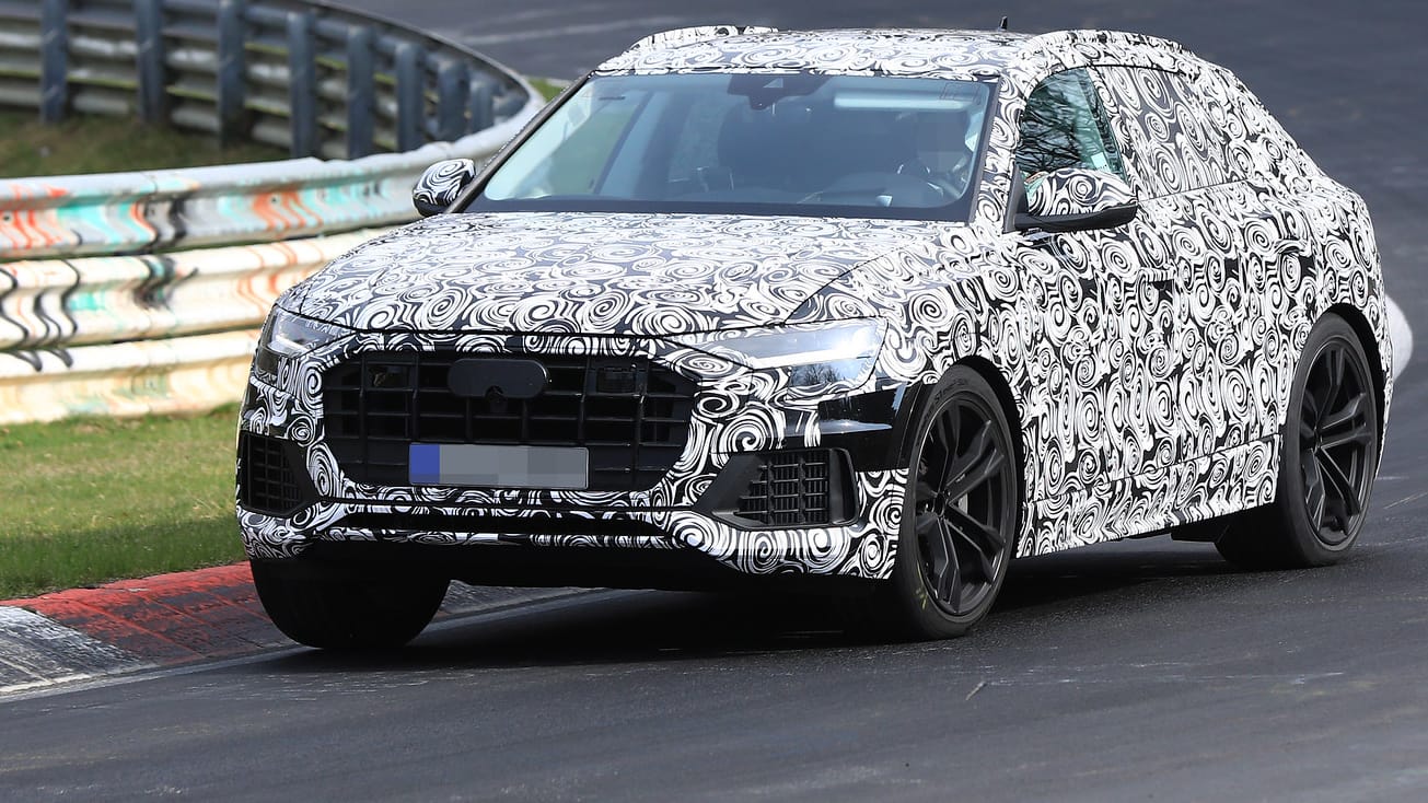 Auf der Nordschleife erwischt: Der neue Audi Q8