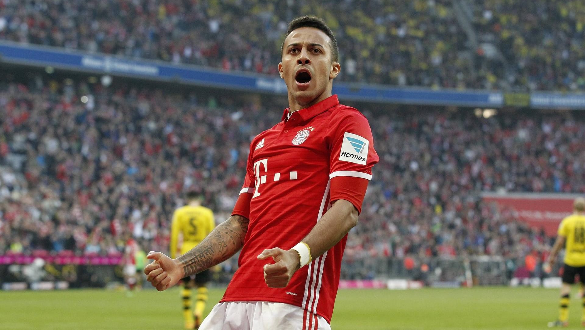 Thiago wird endlich von schweren Verletzungen verschont und zeigt was er drauf hat: Sieben Tore und acht Vorlagen in 34 Pflichtspielen.