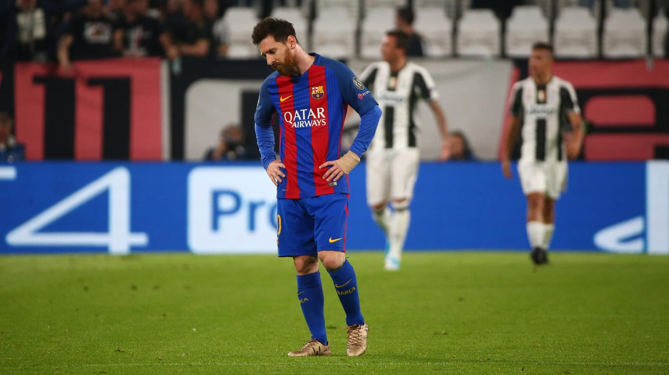 Ratlos: Lionel Messi blieb wirkungslos.