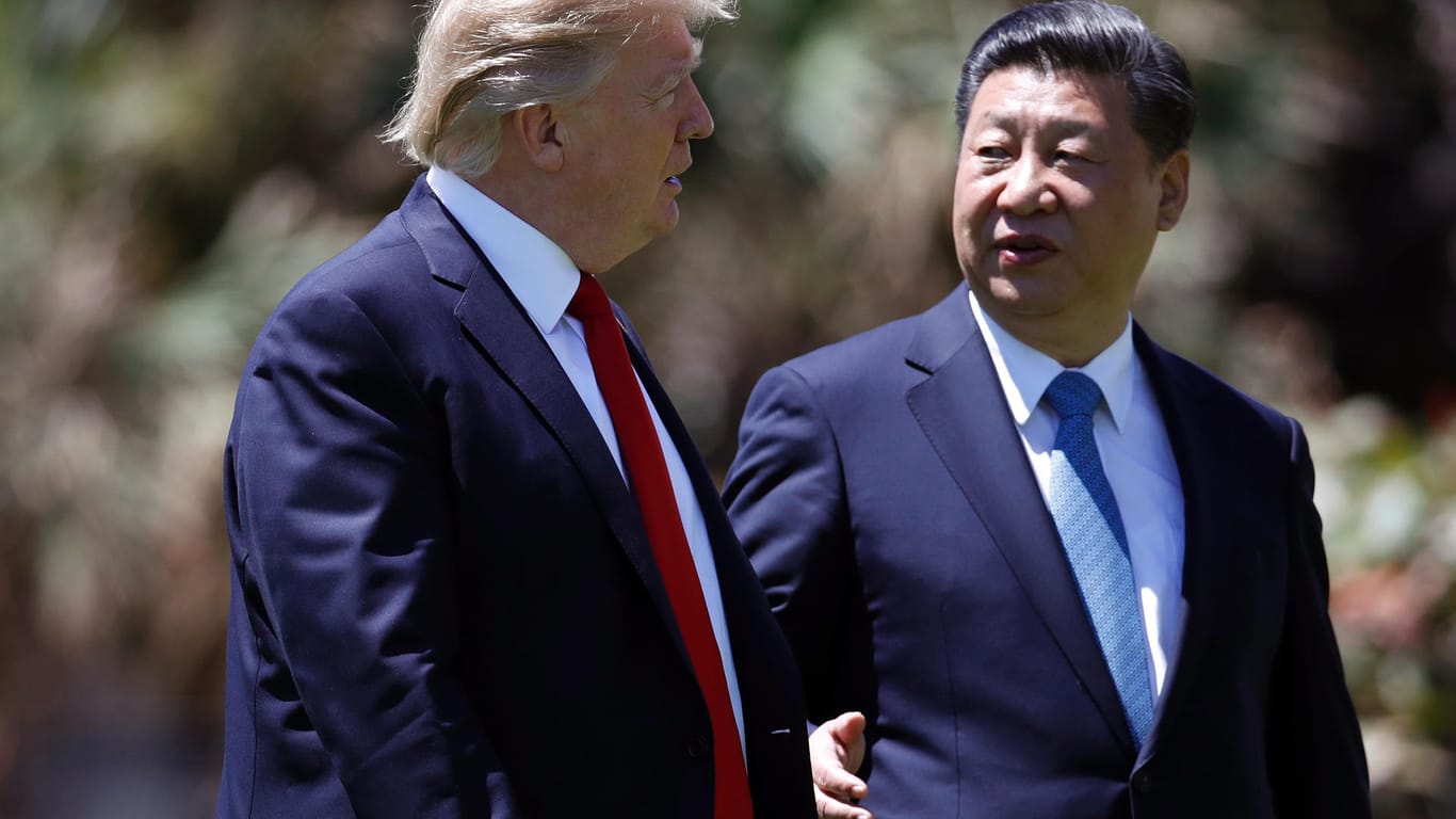 US-Präsident Donald Trump mit Chinas Staatschef Xi Jinping