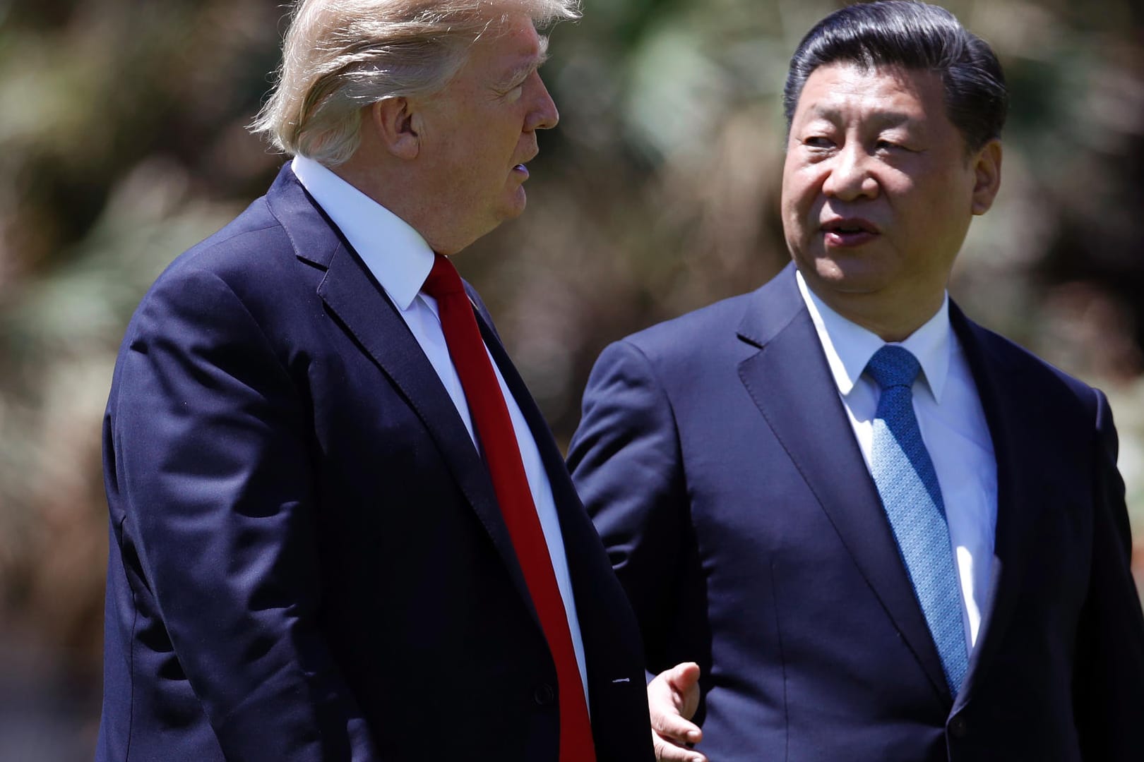 US-Präsident Donald Trump mit Chinas Staatschef Xi Jinping