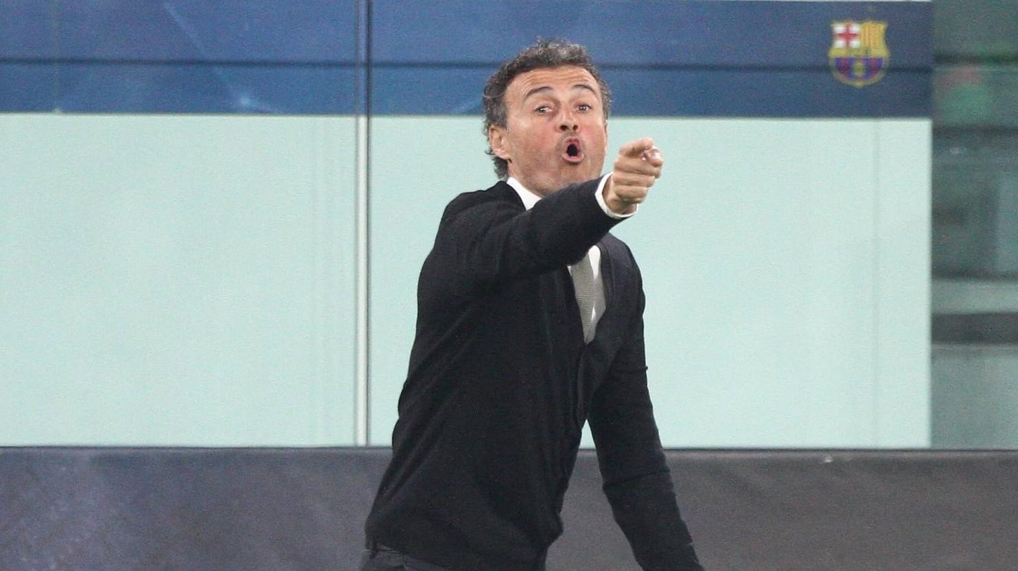 Hilflos: Luis Enrique beim Viertelfinal-Hinspiel gegen Juventus Turin.