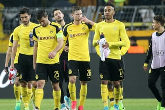 Die Spieler von Borussia Dortmund standen auch nach dem Spiel neben sich.