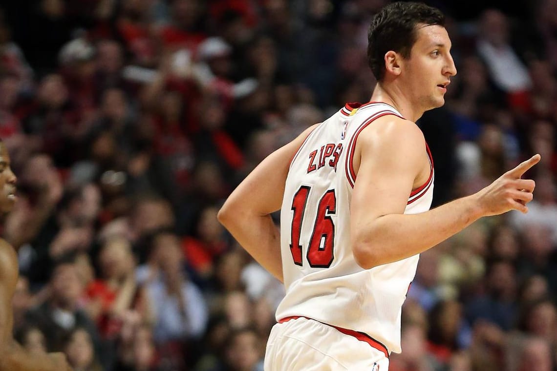 Paul Zipser steht in seiner Rookie-Saison bereits in den Playoffs.