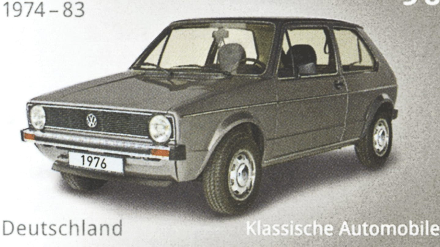 90-Cent-Marke: Das Design des Golf I entwarf Giorgio Giugiaro.