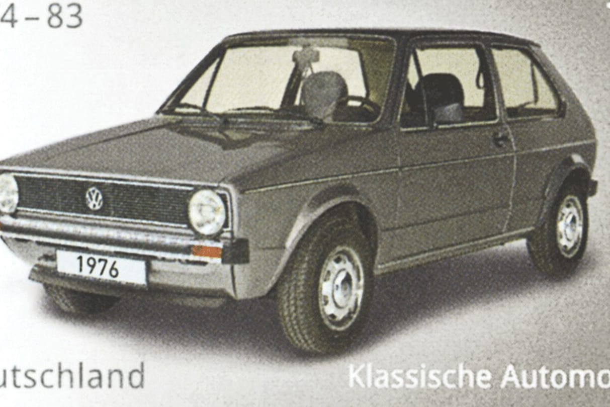 90-Cent-Marke: Das Design des Golf I entwarf Giorgio Giugiaro.