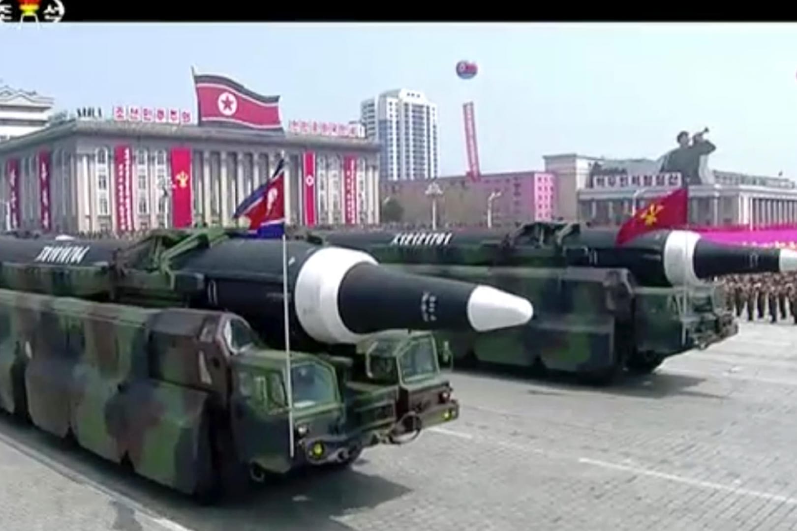 Nordkorea droht den USA mit einem atomaren Vergeltungsschlag.