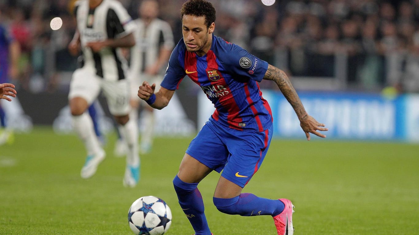 Fokussiert: Neymar im Viertelfinal-Hinspiel gegen Juventus Turin.