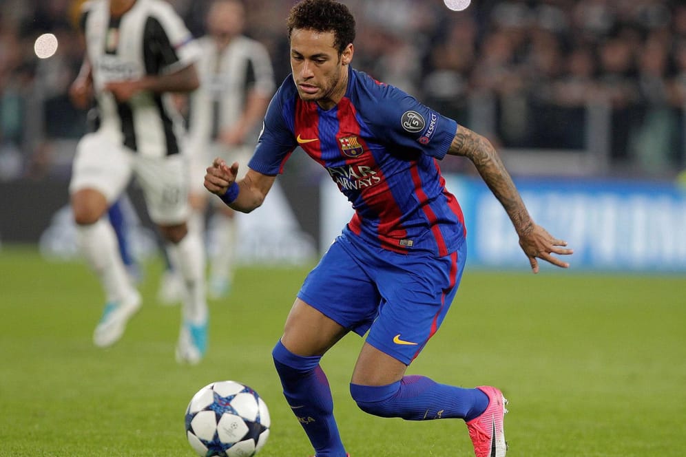 Fokussiert: Neymar im Viertelfinal-Hinspiel gegen Juventus Turin.