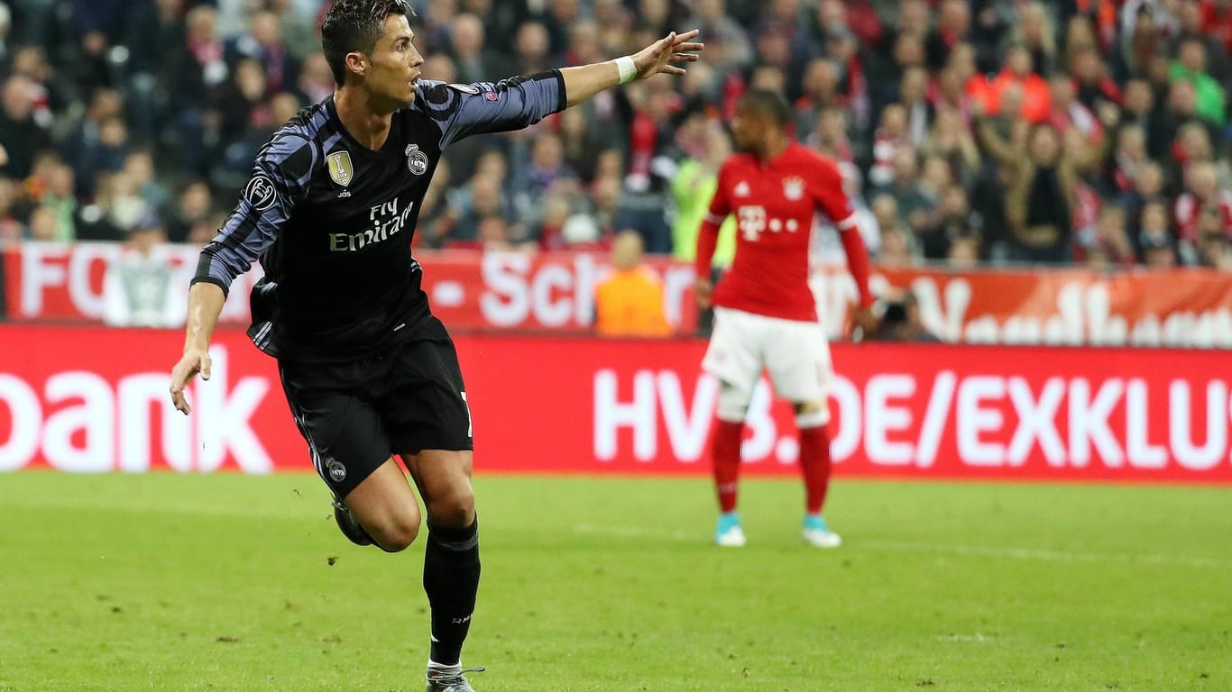 Cristiano Ronaldo entschied das Hinspiel mit einem Doppelpack für Real.