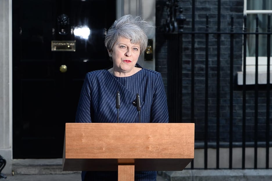 Die britische Premierministerin Theresa May hat Neuwahlen angekündigt.