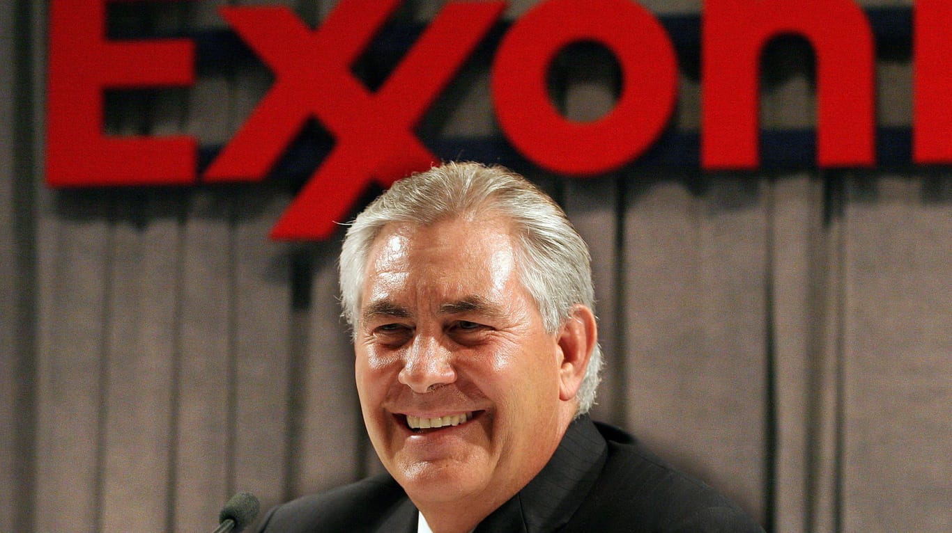 Rex Tillerson, heute US-Außenminister, war noch am 1. Januar 2017 Chef von ExxonMobil