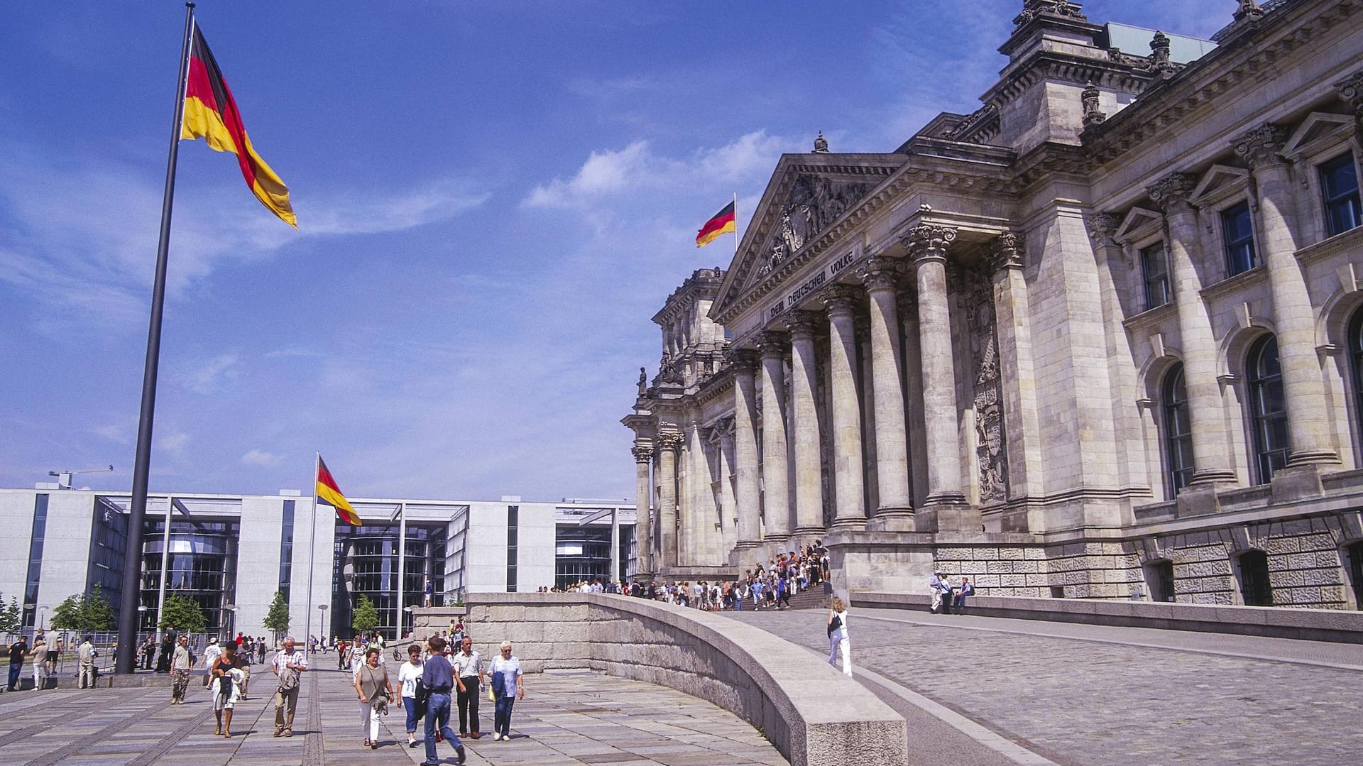 Das Reichstagsgebäude in Berlin