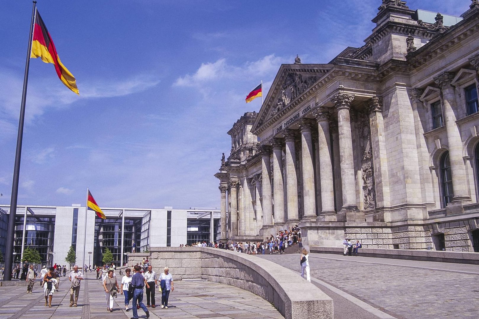 Das Reichstagsgebäude in Berlin