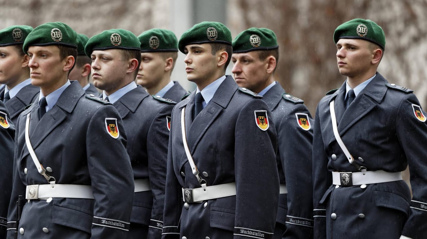 Soldaten des Bundeswehr Wachbataillon, Berlin Deutschland