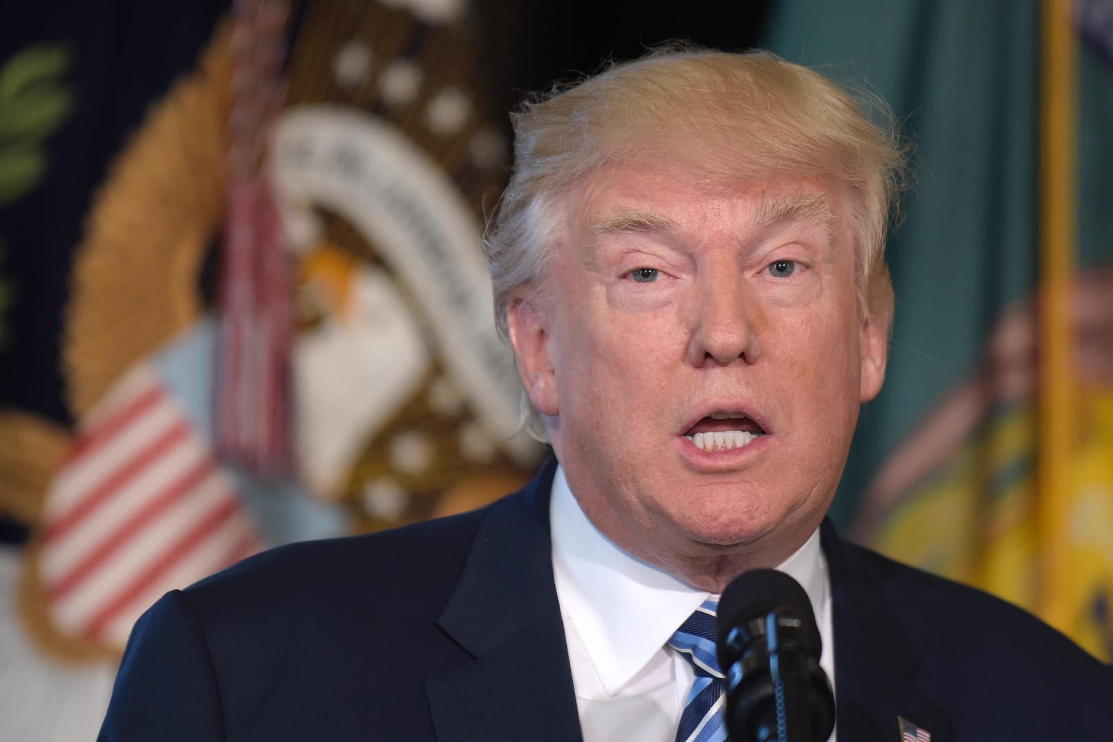 US-Präsident Donald Trump ist seit fast 100 Tagen im Amt.