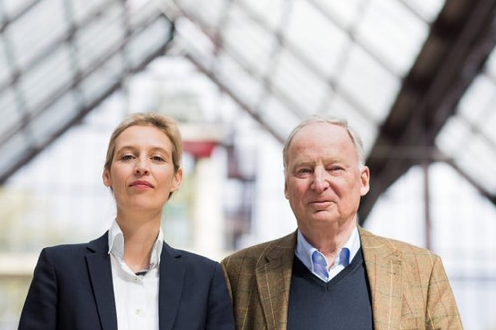 Top-Tandem für den Wahlkampf: Der Vizevorsitzende Alexander Gauland und Vorstandsmitglied Alice Weidel.