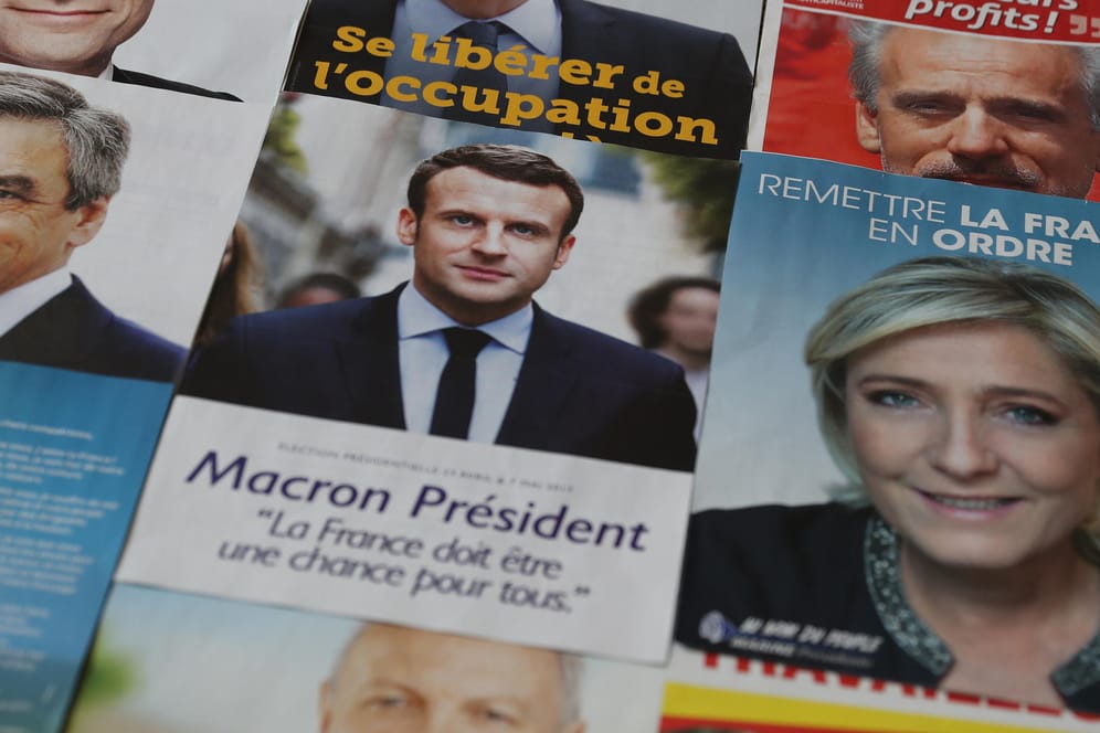 Vier Kandidaten rechnen sich bei der ersten Runde der Präsidentschaftswahlen in Frankreich Chancen aus.