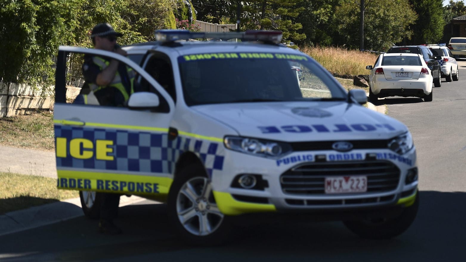 Ein Polizeiwagen in Australien (Archivbild)