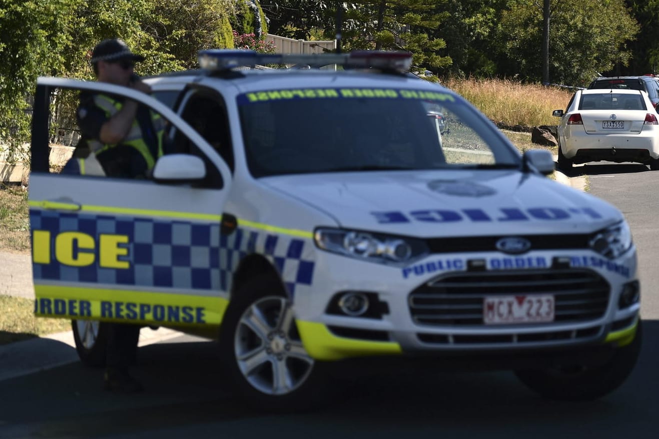 Ein Polizeiwagen in Australien (Archivbild)