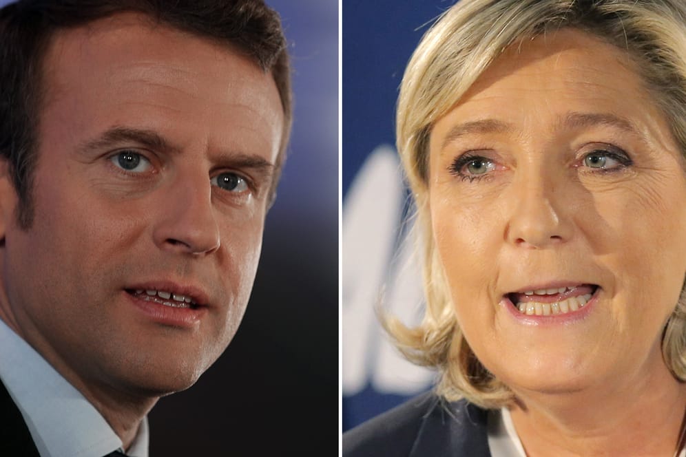 Emmanuel Macron und Marine Le Pen stehen in der Stichwahl um die französische Präsidentschaft.