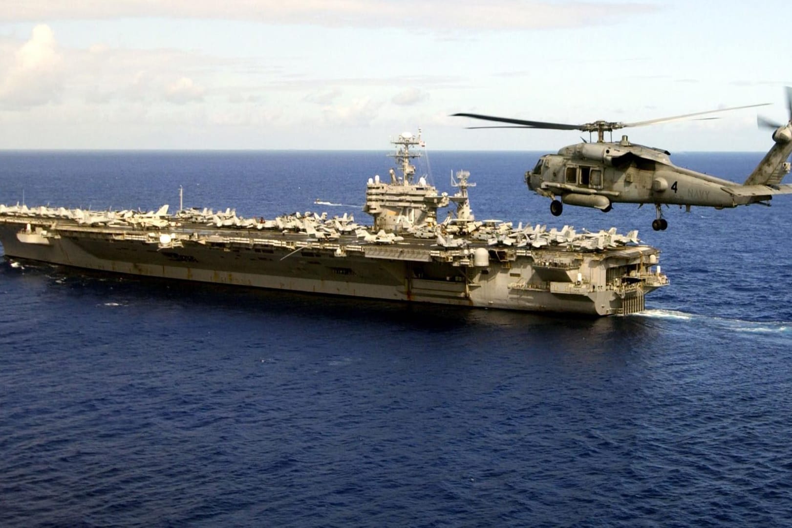 Der US-Flugzeugträger "USS Carl Vinson" ist auf dem Weg in die Gewässer vor Nordkorea.