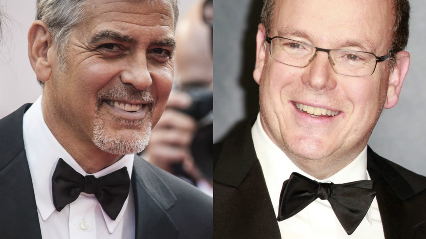 George Clooney und Fürst Albert von Monaco haben bald eine doppelte Gemeinsamkeit.