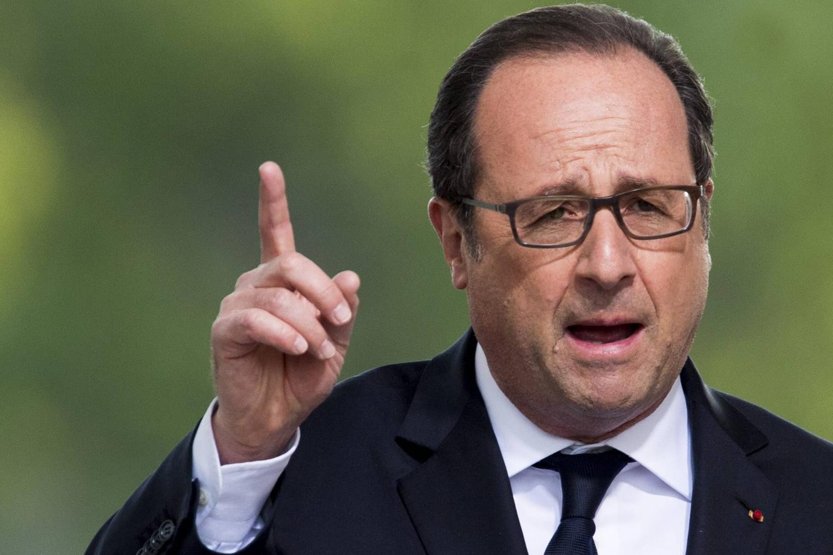 Francois Hollande will, dass Marine Le Pen bei der Stichwahl so schwach wie möglich abschneidet.