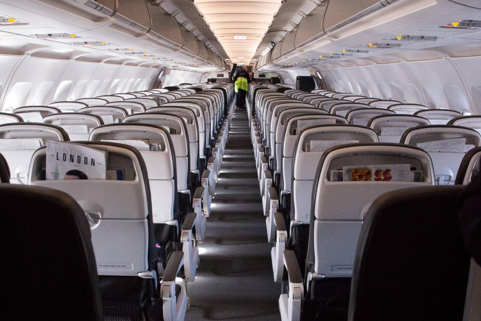 Innenraum einer British Airways Maschine