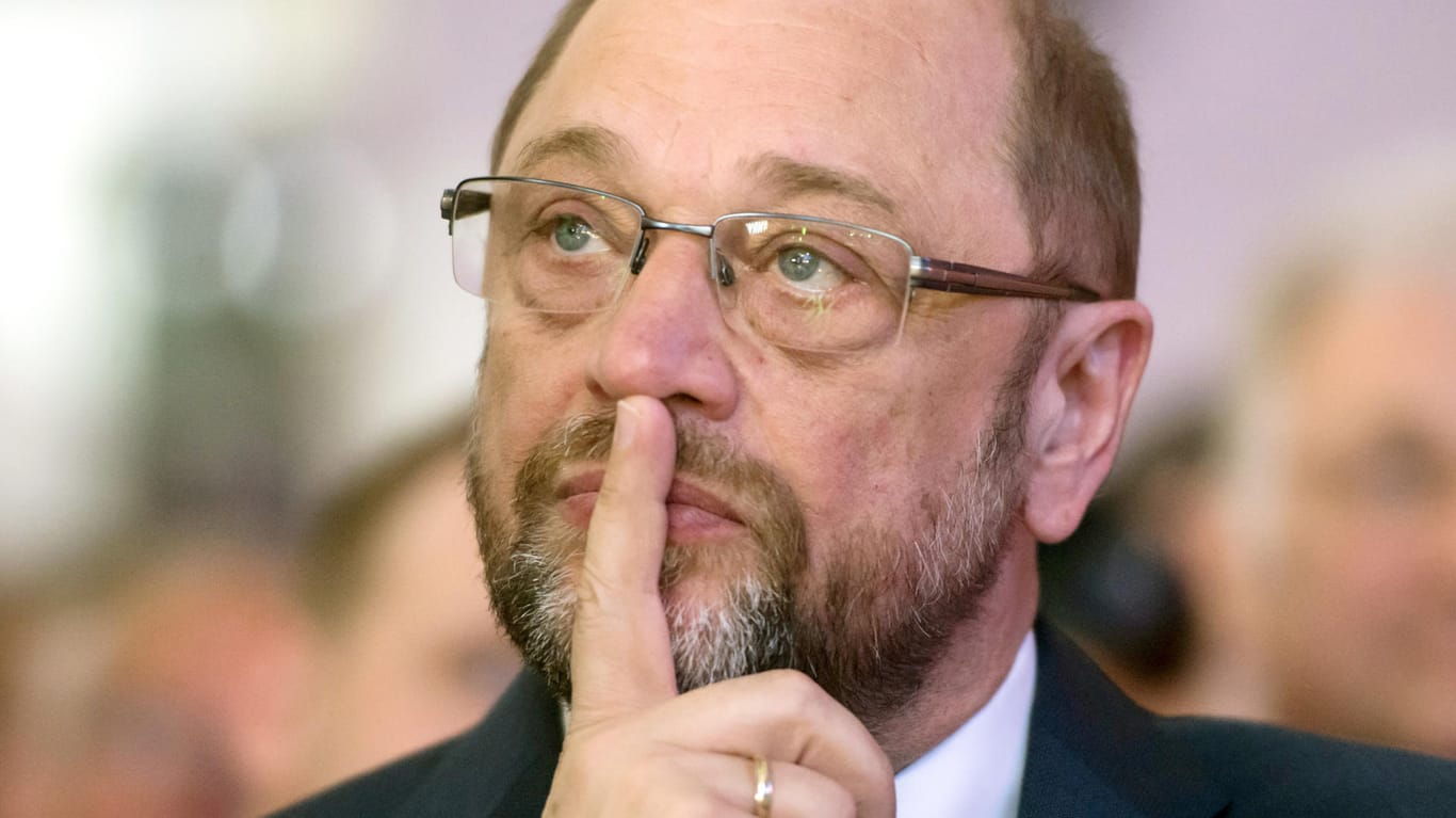 Der SPD-Parteivorsitzende und Spitzenkandidat bei der Bundestagwahl im September Martin Schulz.