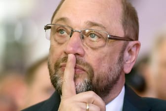 Der SPD-Parteivorsitzende und Spitzenkandidat bei der Bundestagwahl im September Martin Schulz.