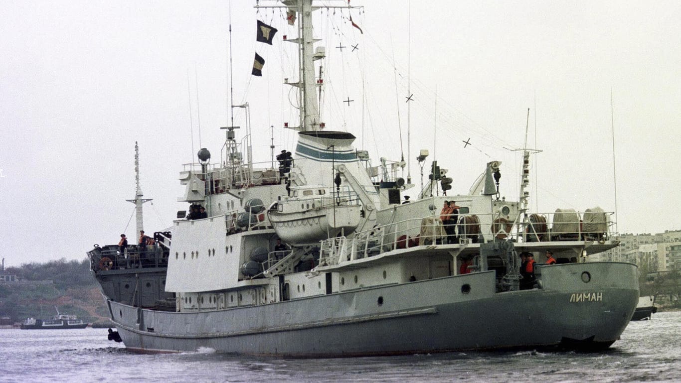 Die russische Aufklärungsfregatte "Liman" ist im Schwarzen Meer gesunken.