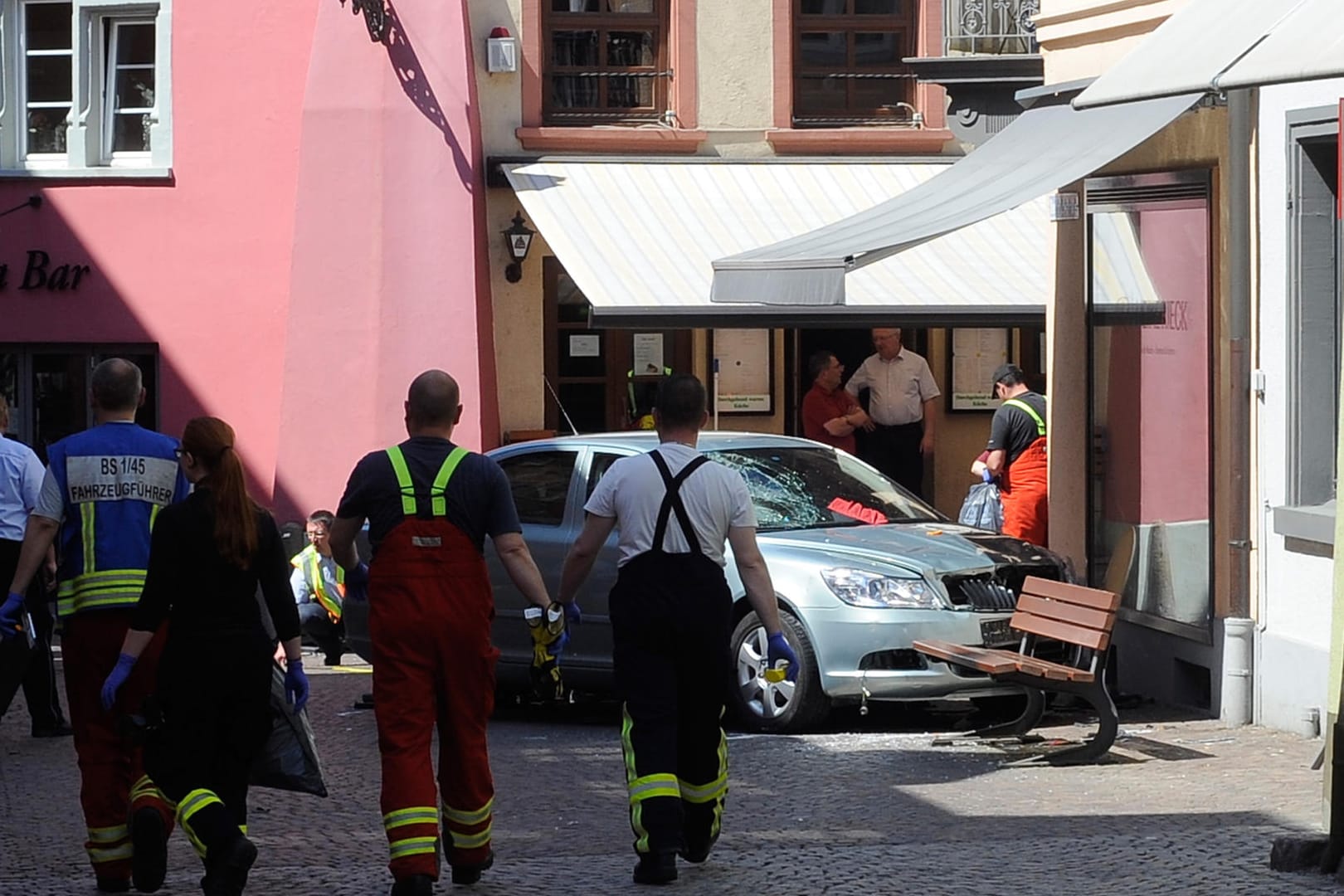 Das Unfallauto nach dem Unfall im vergangenen Jahr.