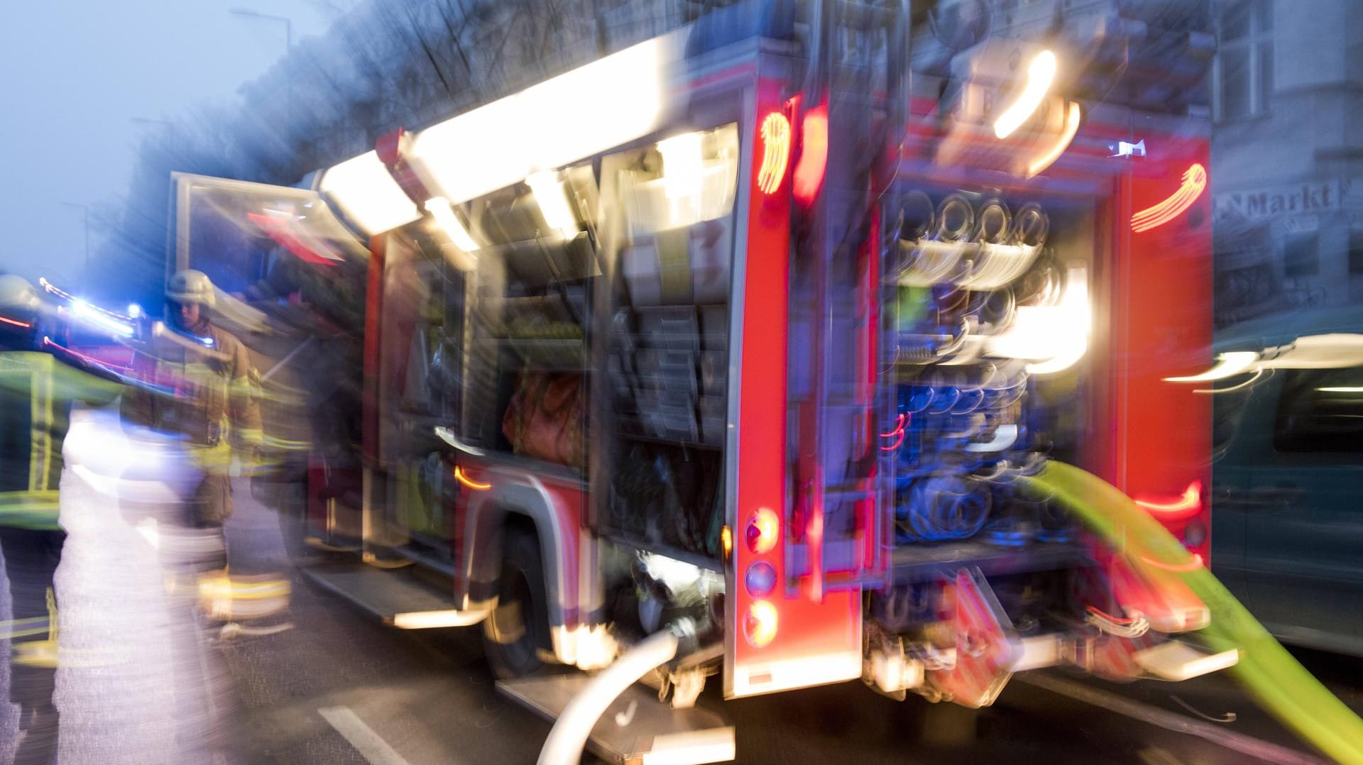 Feuerwehreinsatz in einem Behindertenheim.