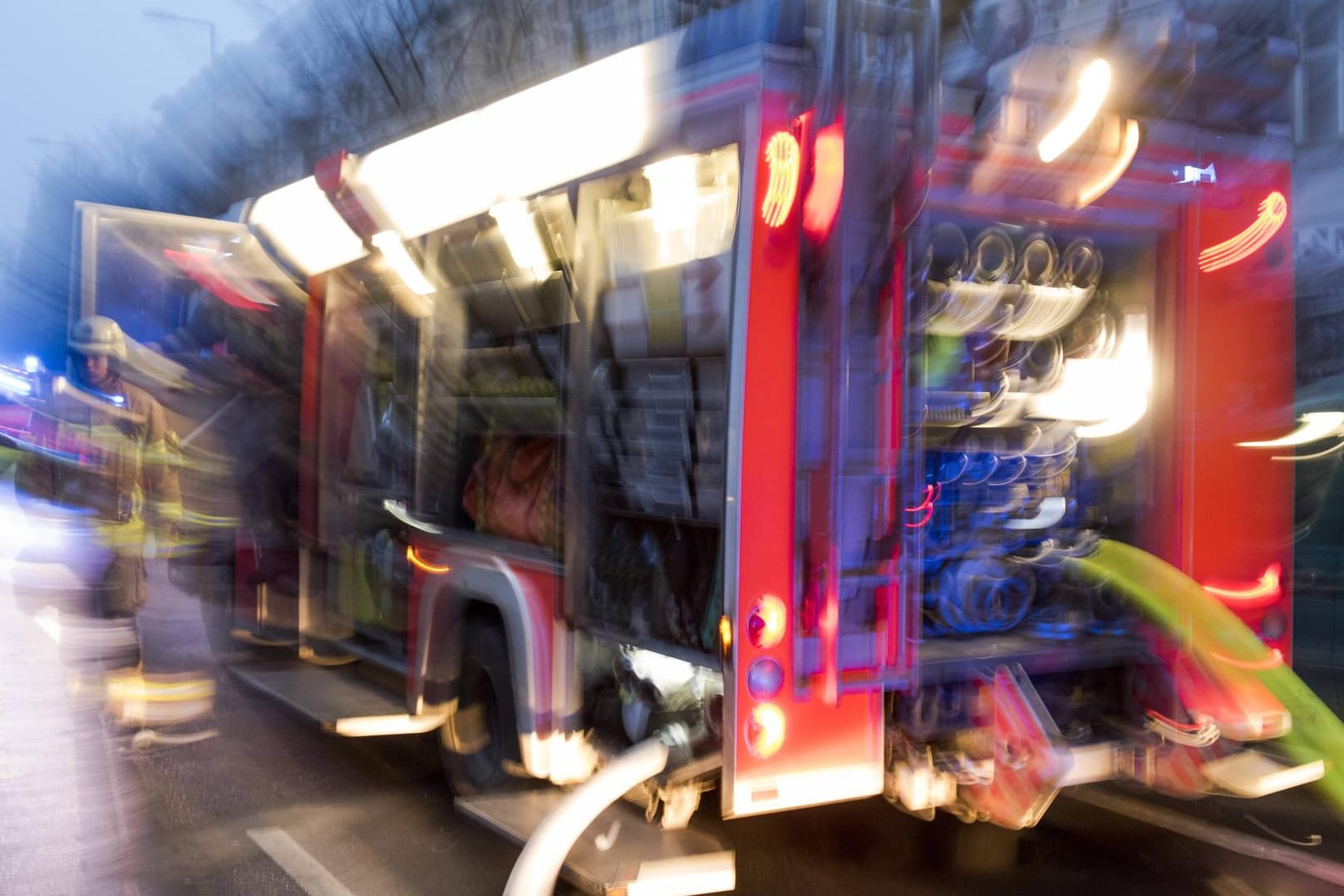 Feuerwehreinsatz in einem Behindertenheim.