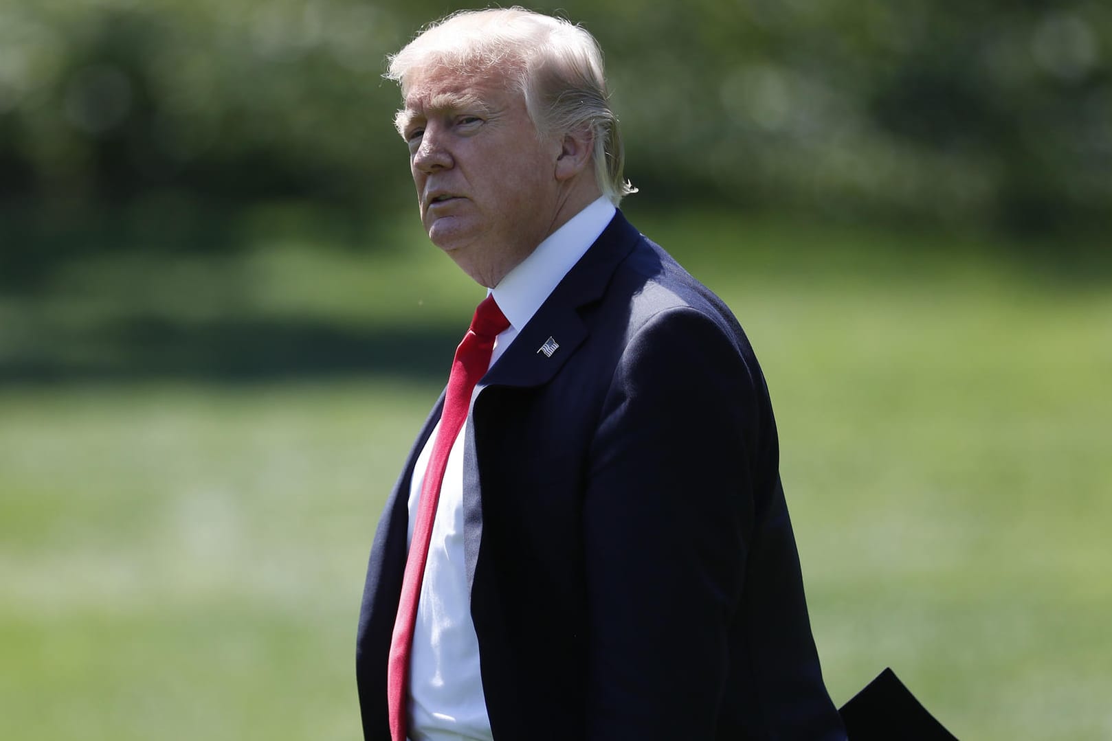 US-Präsident Donald Trump muss sich noch an seinen neuen Job gewöhnen.