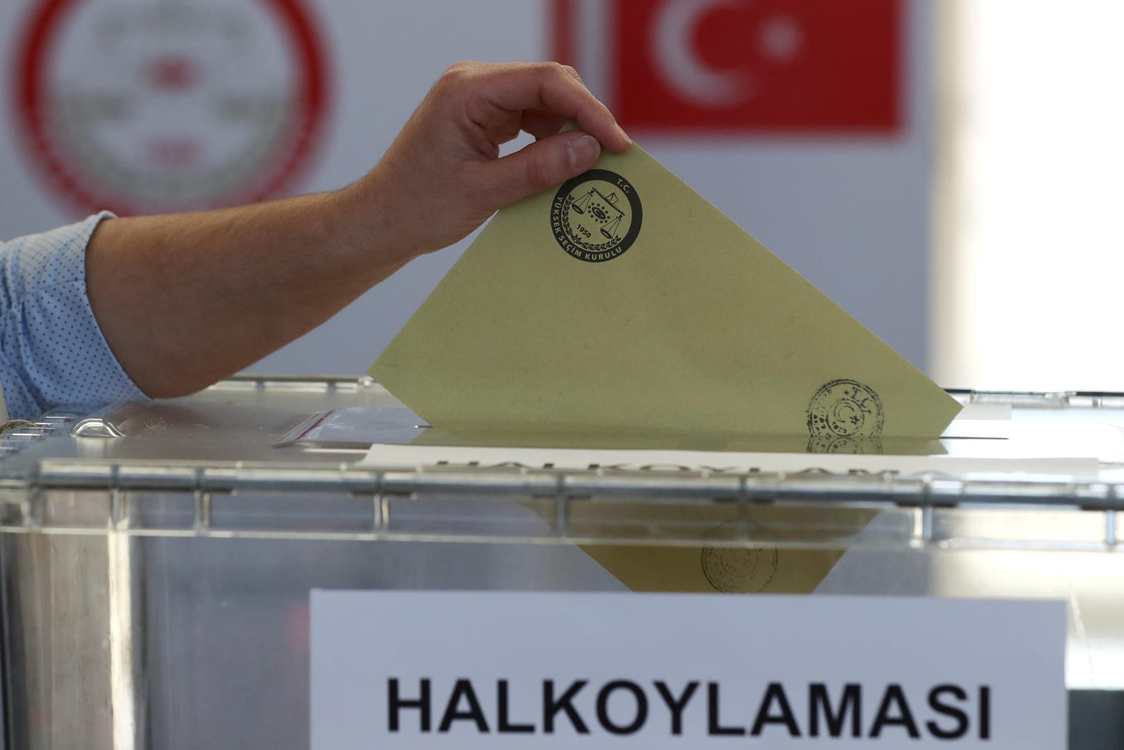 Türkische Volksabstimmung in Deutschland.