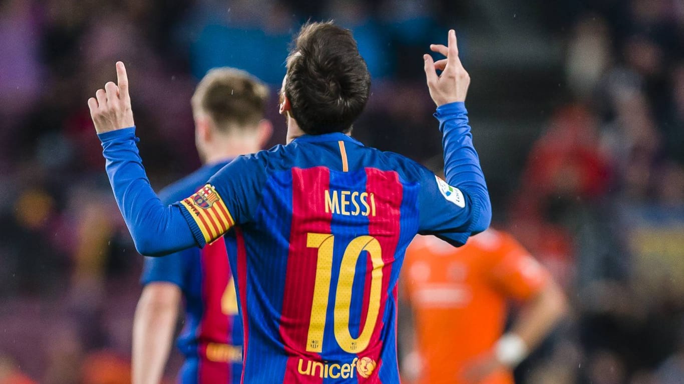 Lionel Messi spielt seit der Jugend beim FC Barcelona und hat für die Katalanen über 500 Treffer erzielt.