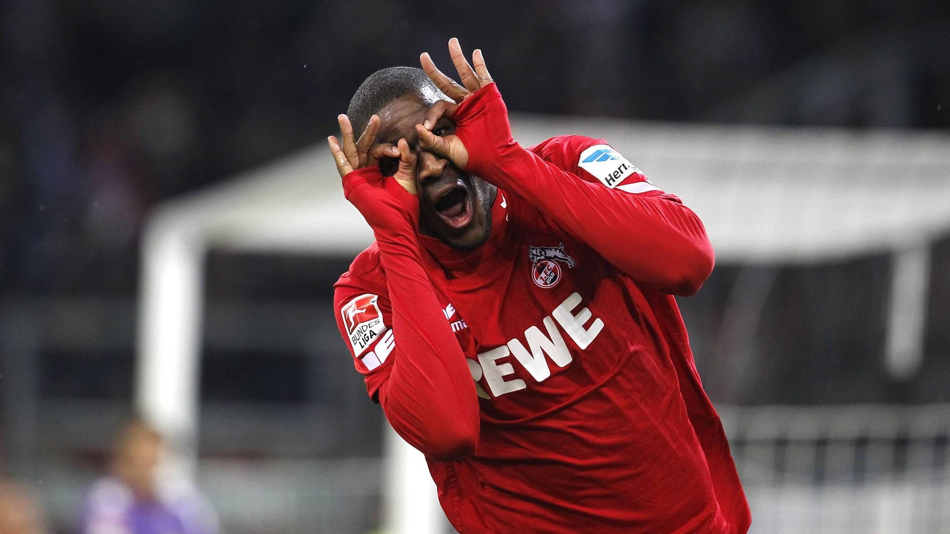 Kult-Jubel: Anthony Modeste nach dem 1:1 im November gegen Gladbach.