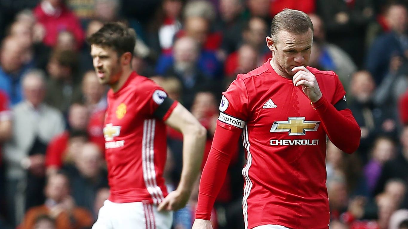 Ernüchterung bei Wayne Rooney. Sein Tor reichte nicht für Manchester United.