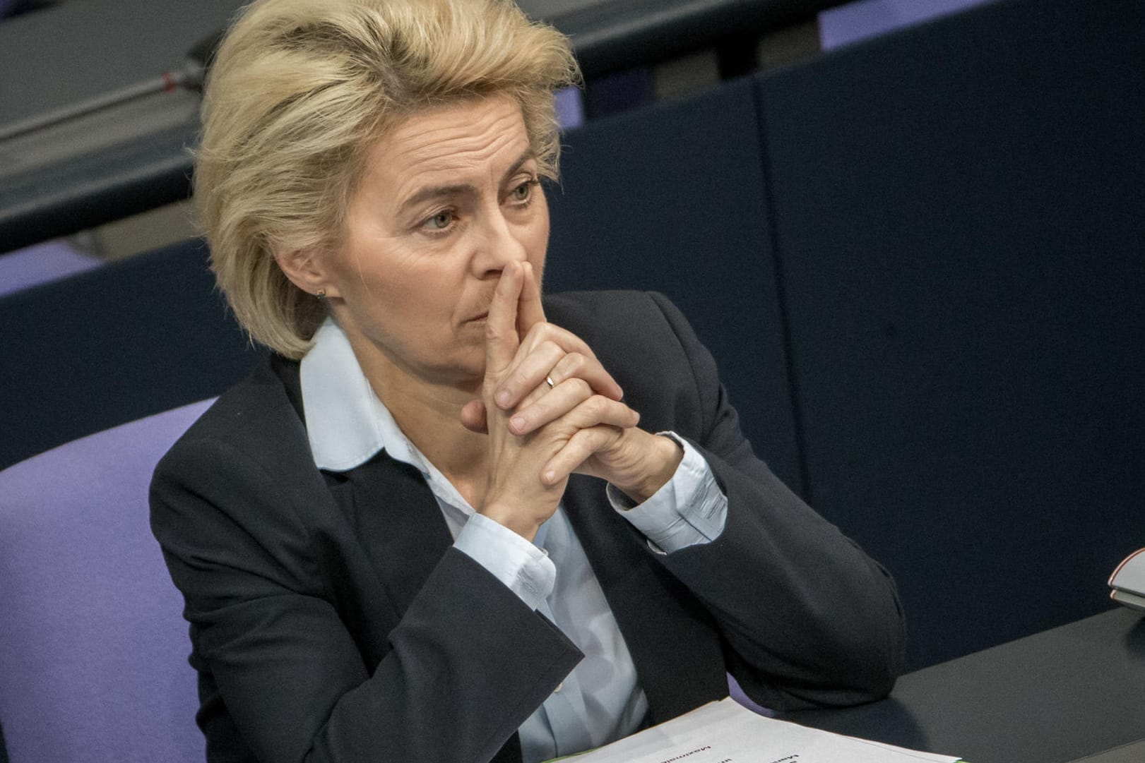 Bundesverteidigungsministerin Ursula von der Leyen (CDU) sieht sich zur Zeit mit heftiger Kritik konfrontiert.