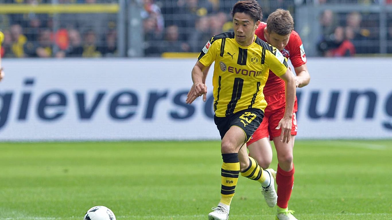 Shinji Kagawa kehrte 2014/15 von Manchester United zu Borussia Dortmund zurück.